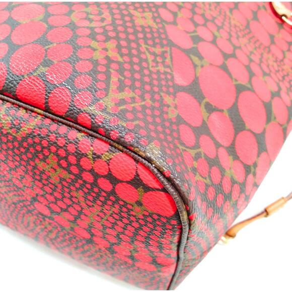 Louis Vuitton LV Shoulder Bag M40686 Neverfull MM Red Monogram Wave - Picture 6 of 8